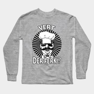 Vintage Vert der ferk - Swedish Chef Long Sleeve T-Shirt